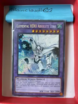 yugioh Trading card, Elemental Hero Absolute Zero, TCG, - Image 1