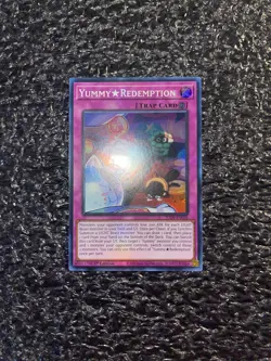 Yugioh Yummy Redemption JUSH-EN026 Super Rare 1st Edition Near Mint - Image 1