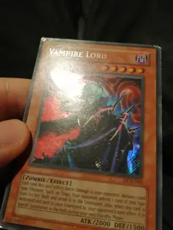 Yugioh Vampire Lord DCR-000 Secret Rare Eng - Image 3