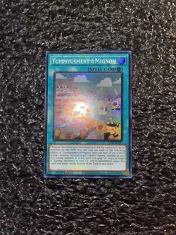 Yugioh Yummyusment Mignon JUSH-EN023 Super Rare 1st Edition Near Mint - Image 1