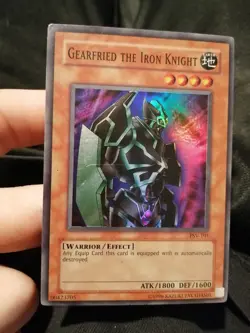 Yugioh Gearfried the Iron Knight PSV-101 Super Rare Eng - Image 1