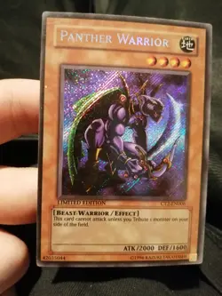 Yugioh Panther Warrior CT2-EN006 Secret Rare American Promo - Image 1