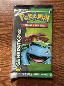 2016 POKEMON XY GENERATIONS BOOSTER PACK VENUSAUR ART FACTORY SEALED - Image 1