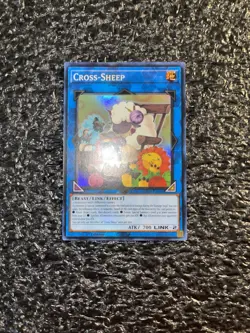 Yugioh Cross-Sheep JUSH-EN048 Super Rare 1st Edition Near Mint - Image 1