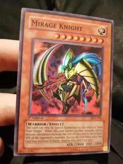 Yugioh Mirage Knight DCR-018 Super Rare 1st First Edition Exc - Image 1