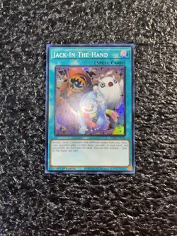 Yugioh Jack-In-The-Hand JUSH-EN054 Super Rare 1st Edition Near Mint - Image 1