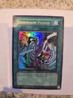 Yugioh Dimension Fusion IOC-EN094 Unlimited Ultra Rare Holo NM - Image 1