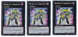 Yugioh Number 34: Terror Byte PRC1-ENV02 Secret X3 (LP) - Image 1