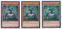 Yugioh Electromagnetic Turtle YGLD-ENA00 Secret X3 (LP) - Image 1
