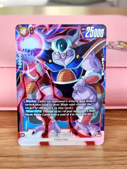 DBS Dragon Ball Fusion World FS04-04 King Cold SR ALT Trading Card - Image 1