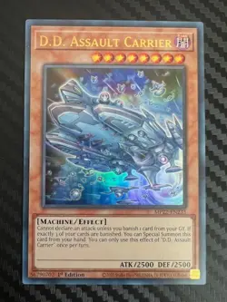 Yugioh D.D. Assault Carrier MP22-EN233 Ultra Rare 1st Edition NM - Image 1
