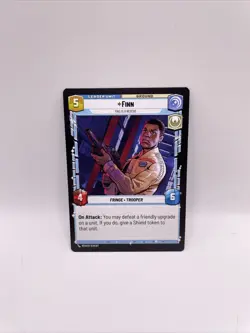 Star Wars Unlimited SOTG FINN - THIS IS A RESCUE RARE NON FOIL CARD 003 - Image 2