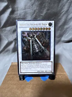 Yugioh Karakuri Steel Shogun mdl 00X “Bureido” STOR-EN042 Ultimate Rare NM - Image 1