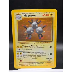 Magneton Holo Pokemon Card - Base Set - 9/102 - WOTC - Collectible TCG - Image 1