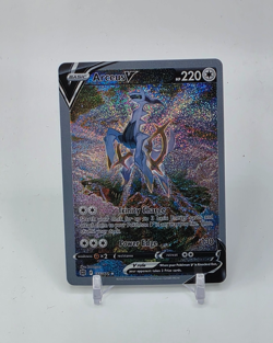 Custom SPARKLING HOLO Arceus V Card Pokemon Card READ DESCRIPTION BELOW - Image 1