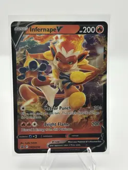 Infernape V - SWSH252 - Pokemon Sword & Shield Promo Ultra Rare Holo Card NM - Image 1