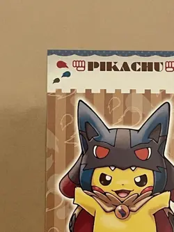 Poncho Pikachu Mega Lucario Poncho Business Card Pokemon Card Japanese - Image 2