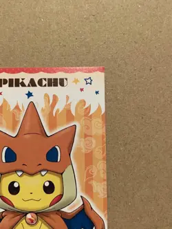 Pokemon Center Poncho Pikachu Business Card Mega Charizard Y Pokemon - Image 3