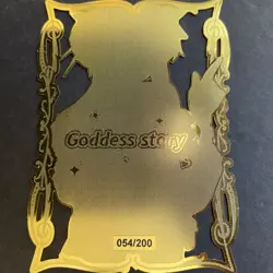 Goddess Story Gold METAL Card - Maiden Party Serial Number #054/200! Yor Spy X - Image 1