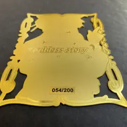 Goddess Story Gold METAL Card - Maiden Party Serial Number #054/200! Yor Spy X - Image 3