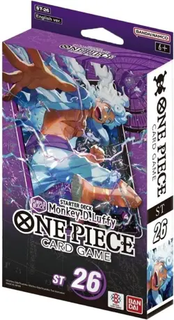 One Piece Cards - Starter Deck ST-26 - PURPLE Monkey D. Luffy (50-Card Deck) - Image 1