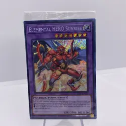 Elemental HERO Sunrise Secret Rare LDS3-EN104 (SEALED Near Mint LIMITED) YuGiOh - Image 1