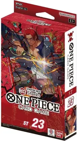 One Piece Cards - Starter Deck ST-23 - RED Shanks (50-Card Deck) - Image 1