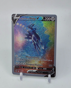 Custom SPARKLING HOLO Diagla V Card Pokemon Card READ DESCRIPTION BELOW - Image 1