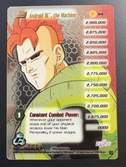 Android 16 The Machine R4 Dragon Ball Z TCG Personality Card - Image 1