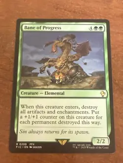 DDcards 🇨🇦 Mtg Magic Final Fantasy Commander Bane Of Progress - Image 1