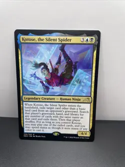 Kotose, the Silent Spider - NM - MTG Neon Dynasty - Magic the Gathering - Image 1