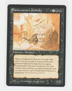 Magic the Gathering ~ MTG ~ 1x Frankenstein's Monster ~ M/NM ~ THE DARK - Image 1