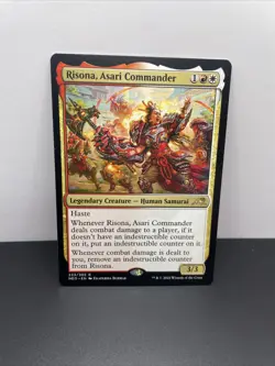 Mtg Kamigawa: Neon Dynasty - Risona, Asari Commander - Rare - Image 1