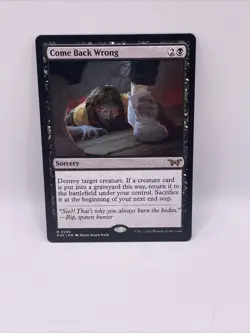 MTG Come Back Wrong (0086) [Duskmourn, Near Mint] - Image 1