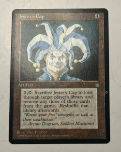 MTG Ice Age Jester's Cap Nm - Image 1