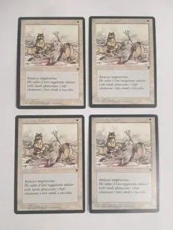 MTG Playset 4x Tundra Wolves (Italian Legends/White/C) - BGM - Image 1