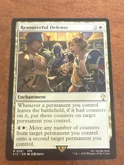 DDcards 🇨🇦 Mtg Magic Final Fantasy Commander Resourceful Defense - Image 1