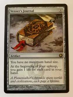 MTG Venser's Journal - Scars of Morrodin - NM-LP - Image 1