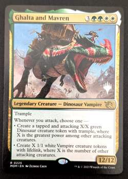 MTG ~ GHALTA AND MAVREN ~ MARCH OF THE MACHINE ~ STAMPED PROMO ~ #226 NM - Image 1