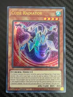 Yugioh Code Radiator GFP2-EN081 Ultra Rare 1st Edition NM - Image 1