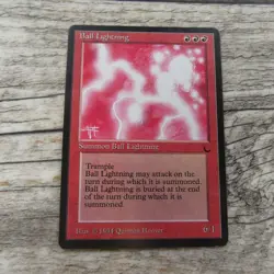 Magic The Gathering MTG Ball Lightning The Dark 1994 LP Excellent Ungraded - Image 1