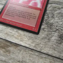 Magic The Gathering MTG Ball Lightning The Dark 1994 LP Excellent Ungraded - Image 5