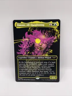 MTG Zimone, All-Questioning (Showcase) [Duskmourn, Near Mint] - Image 1