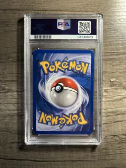 Pokemon 2000 Team Rocket Dark Dragonite Holo Swirl 5/82 PSA 5 - Image 3