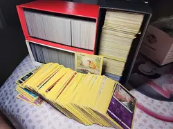 BULK pokemon cards 1800 Yellow Border ONLY!! NON HOLOS A Few Holos SWSH XY - Image 1