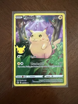 Pikachu - #5/25 - Pokemon Celebrations 25th Anniversary Base Set Full Art NM - Image 1