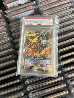 Pokemon TCG Moltres Zapdos Articuno GX SM210 Hidden Fates Promo PSA 10!!! - Image 1