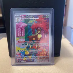 Pokemon TCG Sawsbuck Illustartion Rare 166/162 S&V: Temporal Forces Near Mint - Image 1