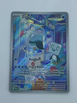 Eiscue 205/193 Sv02: Paldea Evolved Holo Pokemon TCG NM - Image 1