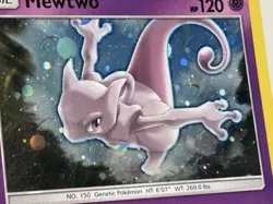 HOLO Mewtwo Black Star Promo Pokemon TCG Shining Legends SM77 Legendary Rare- NM - Image 3